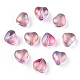 Perles de verre peintes par pulvérisation transparent GLAA-R211-02-B04-1