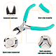 Beebeecraft Wire Cutters for Jewelry Making Mini Flush Cut Pliers Carbon Steel Jewelry Pliers PT-BBC0001-02A-4