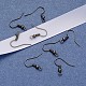 Crochets de boucles d'oreilles en fer E135-NFB-3