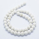 Synthetic Lava Rock Beads Strands G-F549-6mm-B14-2