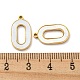 304 pendentifs coquillage pavé en acier inoxydable STAS-L022-206G-3