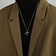 Ожерелье с кулоном из кубического циркония NJEW-BB67040-K-2