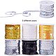 PandaHall Elite 6 rolls 5m/roll Spangle Flat Sequins Paillette Trim Spool String for Jewelry Making PVC-PH0001-05-6