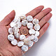 Naturales keshi abalorios de perlas hebras PEAR-S018-04D-6