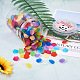 Yilisi 500Pcs 10 Colors Transparent Frosted Acrylic Pendants MACR-YS0001-03-6