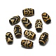 Tibetan Style dZi Beads TDZI-D010-02H-08-1
