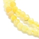 Natürliche gelb Opalkorne Stränge G-P457-A01-18-2