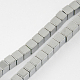 Non-magnetic Synthetic Hematite Beads Strands G-Q876-2mm-7-2