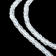 Brins de perles de pierre de lune arc-en-ciel naturel G-F748-Z01-01-5