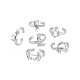 304 Stainless Steel 12 Constellations/Zodiac Signs Open Cuff Ring for Women RJEW-S405-156P-1
