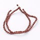Goldstone Perle Stränge&nbsp;X-G-R193-04-4mm-2