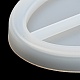楕円形の DIY シリコンジュエリープレート金型  レジン型  UVレジン＆エポキシレジンのクラフト作り用  なし  202x128x17mm SIMO-P003-01B-5