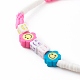 Polymer Clay Beaded Mobile Straps HJEW-JM00463-3