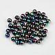 Faceted Colorful Eco-Friendly Poly Styrene Acrylic Round Beads SACR-K001-6mm-45-1