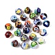 Handgemachte Millefiori Glas runde Perlen&nbsp;LA-N001-01A-12MM-1