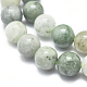 Natural Myanmar Jade/Burmese Jade Beads Strands G-D0001-08-8mm-3