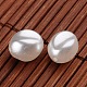 Abalorios de la perla de imitación de acrílico ovales OACR-L004-3379-2