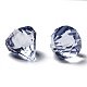 En forme de diamant de couleur mixte pendentifs facettes acrylique transparent X-TACR-PL673-M-2