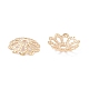 Tappi multi-petalo in ottone&nbsp;KK-K253-16G-2
