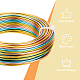 BENECREAT Multicolor Jewelry Craft Aluminum Wire (12 Gauge/2mm AW-BC0006-2mm-A-11-3