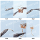 Sunnyclue kits de fabricación de pendientes con temática de mariposa diy DIY-SC0001-97G-4