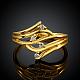 Romantic Real 18K Gold Plated Brass Cubic Zirconia Finger Rings RJEW-BB07698-7G-2