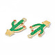 Pendentifs d'émail en alliage&nbsp;ENAM-G212-08G-02-3