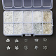 10 estilo 12/0 y 8/0 redondo transparente y orificio redondo forrado en plata y colores trans y opacos semillas de semillas de vidrio de ceilán SEED-YW0001-35-1