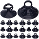 GORGECRAFT 32Pcs Car Glass Windshield Sunshade Suction Cups Diameter 35 & 45mm Black Small PVC Sucker Car Window Suction Cup with Hole for Automotive Visor Hanging Things FIND-GF0005-64B-1