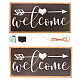 CREATCABIN 1Pc Natural Wood Hanging Wall Decorations for Front Door Home Decoration AJEW-CN0001-02E-1