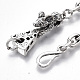 Men's Alloy Cable Chain Bracelets X-BJEW-T014-03-5