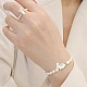 6 pièces 2 styles de perles de coquillage blanc naturel BSHE-CJ0001-05-6