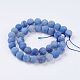 Natural Blue Aventurine Beads Strands G-J376-31-10mm-2