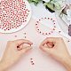 SUPERFINDINGS 250Pcs 5 Styles Acrylic Heart Beads Opaque Red Loose Bead Love Spacer Beads Valentine's Day Beads for DIY Craft Jewelry Bracelets Necklace Making OACR-FH0001-051-3
