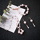 Perlas naturales de cuarzo rosa G-TA0001-15-13