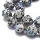 Brins de perles naturelles azurite k2 pierres G-K303-B17-12mm-3