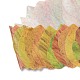紙落ち葉ステッカーロール  感謝祭の葉デカール  DIYスクラップブッキング用  ジャーナル日記プランナーDIYアートクラフト  ゴールド  29~31x13~18x0.1mm  50PCS /ロール DIY-C080-01F-3