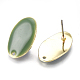 Accessoires de clous d'oreilles en alliage PALLOY-S121-06A-1