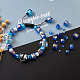 Electroplate Glass Beads Strands EGLA-TA0001-03C-9