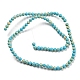 Brins de perles teintes en jaspe impérial synthétique G-D077-A01-02J-3