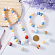 HOBBIESAY 10 Style Food Grade Eco-Friendly Silicone Beads SIL-HY0001-18-6