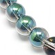 Electroplate Glass Beads Strands X-EGLA-J001-6mm-C10-2