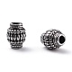Antique Silver Plated Acrylic Beads X-PLS056Y-1