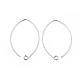 Brass Earring Hooks X-KK-C1541-1-1