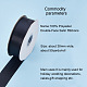 100% Polyester doppelseitige Satinbänder für Geschenkverpackung SRIB-L024-3.8cm-030-2