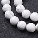 Chapelets de perles en howlite naturelle X-G-E403-65-8mm-2