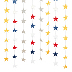 AHANDMAKER 78ft Glitter Star Hanging Garland Banner Decoration AJEW-GA0004-82-1