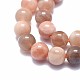 Chapelets de perles de sunstone naturelle naturelles G-I249-B03-02-3