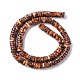 Assembled Synthetic Bronzite and Imperial Jasper Beads Strands G-I318-07-4