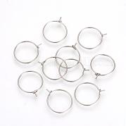 Серьги-кольца из нержавеющей стали 304 STAS-R071-40